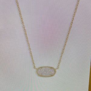 Kendra Scott white & gold necklace